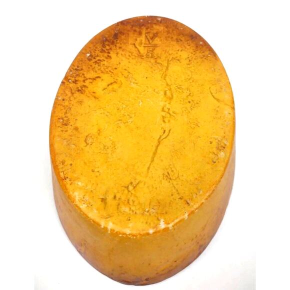 Walkure SPM Bayreuth Crimped Edge Casserole Dish Orange Tan Oval Vintage Germany - Picture 3 of 10